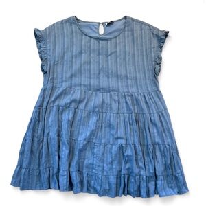 Arula by Altar’d state blue ruffle dress
